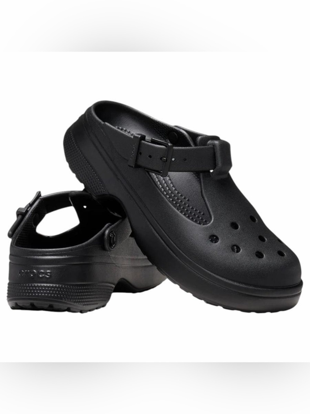 CROCS Black Classic Mary Jane’s Size 6